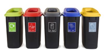 Large 90 Litre Open Top Recycling Bin