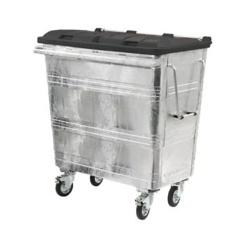 660 Litre Metal Wheelie Bin