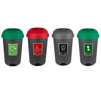 Open Top Recycling Bin - 50 Litre